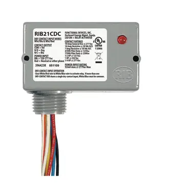 Functional RIB21CDC Enclosed Pilot Relay 120-277Vac Power Replacement MPN