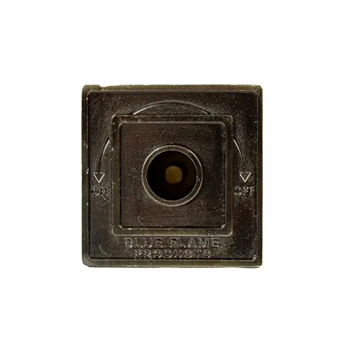 Blue Flame Products BFT.CB.04SQS Multi-Turn Valve Kit w/ Straight Valve Kit/Log Lighter, Antique Brass Finish