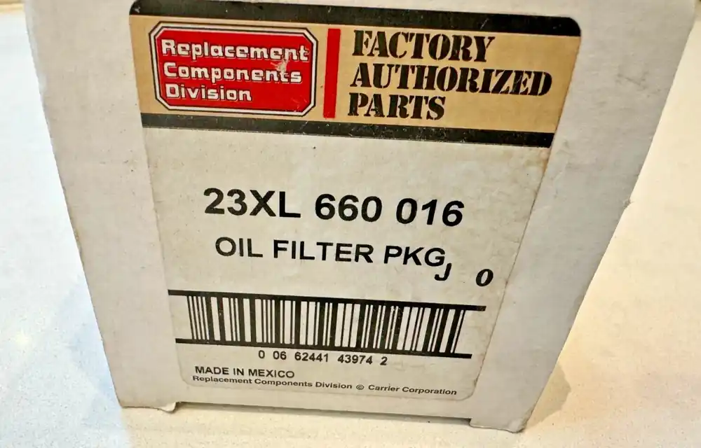 CARRIER 23XL660016 Oil Filter Kit