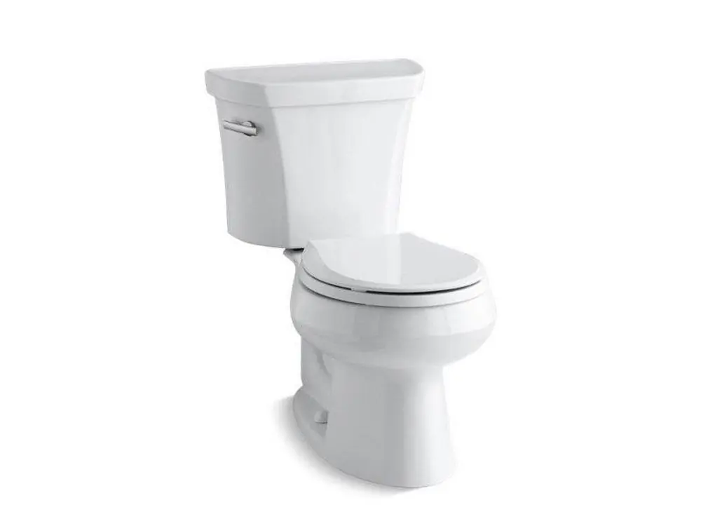 Kohler 3997-U-0 Wellworth 1.28 gpf Round Two Piece Toilet in White