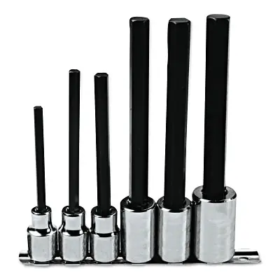 Proto J5441-6XL 1/2 Drive 6 Piece Extra Long Hex Bit Set