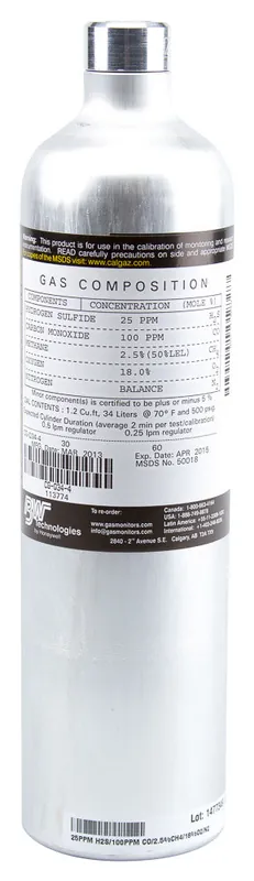 BW Technologies 113774L3 34 Liter Quad Gas Four-Gas Detector