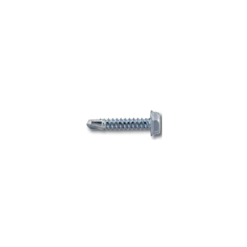 Peco PC834HT Hex Washer Head Self Drill Screw Zinc - #8 x 3/4 inch