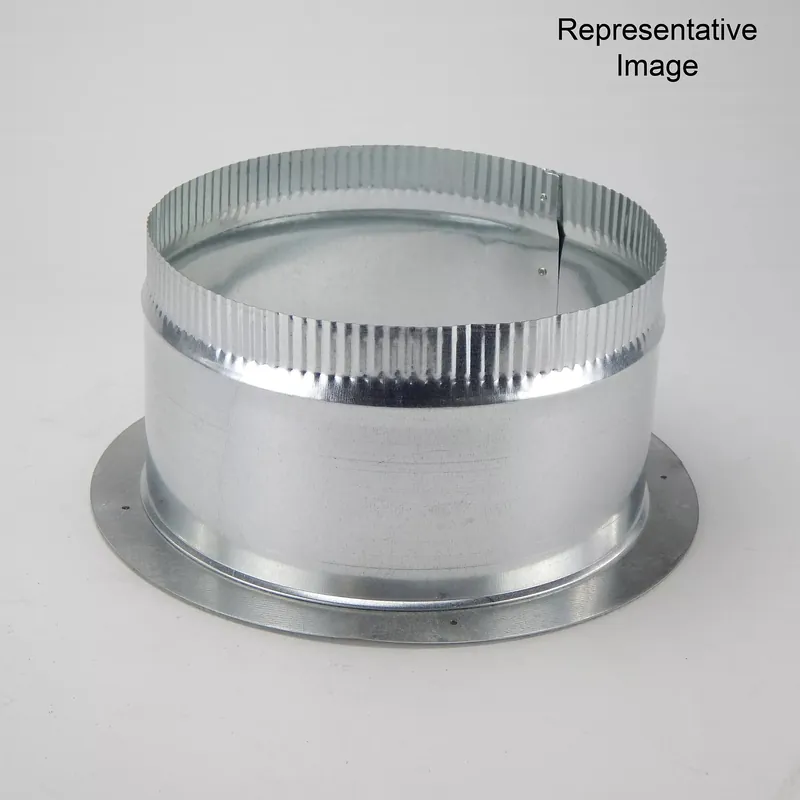 Crown Products 71010 Start Collar with Therma Seal Gasket 10 inches Rectangular Duct
