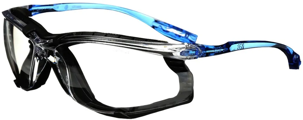 3M 7000128259 Virtua 0 Diopter Clear Safety Glasses With Clear Anti-Fog/Anti-Scratch Lens