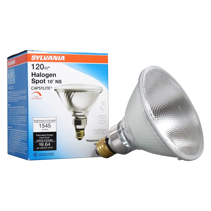 LEDVANCE 10728 Sylvania Halogen 80W PAR38 Reflector Spot Light Medium Skirt Base 1 Pack