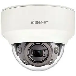 HANWHA VISION XND-6080RV IR Indoor Vandal Dome 2MP 60fps H.265/H.264 2.8-12.0mm Motorized Vari Lens