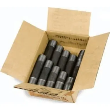 NIPPLES 4309009310 Nipple Pak Black Steel 1-1/2 x Close-6 Inch Threaded Both Ends Extra Heavy