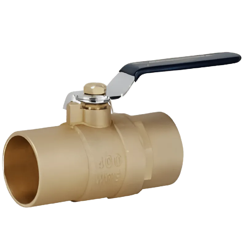 Matco-Norca 752C03N 1/2 inch Brass Standard Port Ball Valve Lead-Free