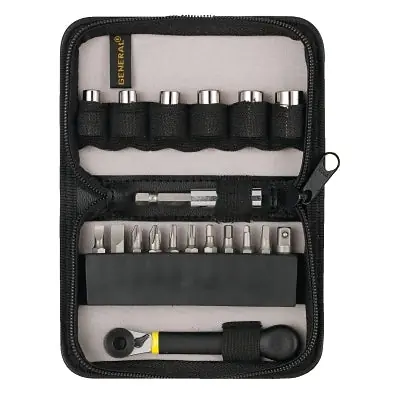 General Tools 80078 18 Pc. Ratchet Offset Screwdriver Sets