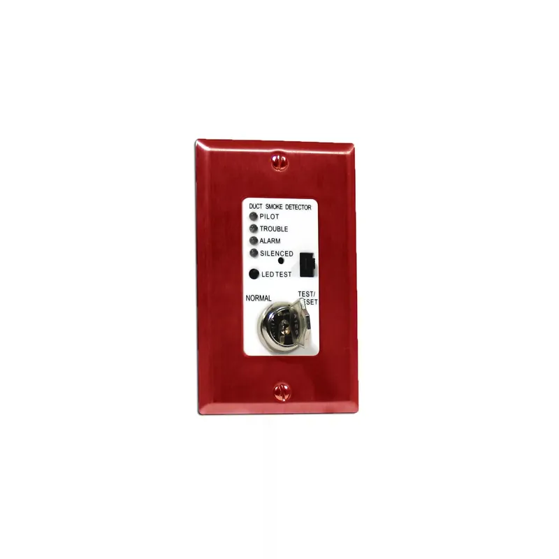 Air Products and Controls MSR-100R/R Indicator Control Assembly Red Single Gang Cover Plate