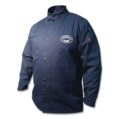 Caiman 3000-3XL Flame Resistant Cotton Coat/Jacket, 3X-Large, Navy