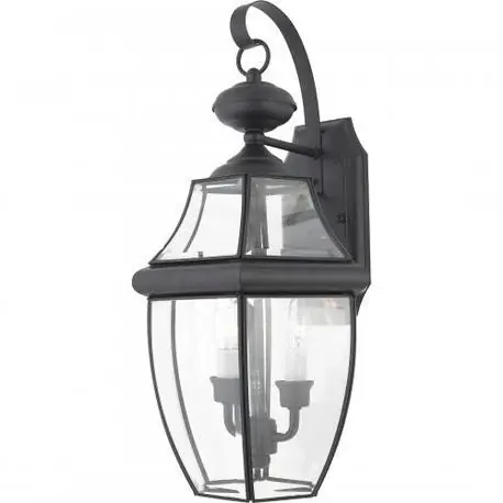 Quoizel Inc NY8317K Newbury Outdoor Lantern 60 W B10 Candelabra Lamp Base Incandescent Lamp