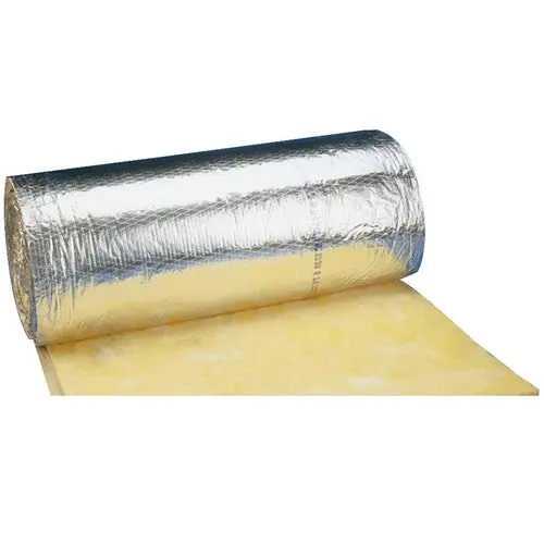CertainTeed 707043 SoftTouch R-6 Standard Fiber Glass Foil Duct Wrap 48 inch x 75 ft