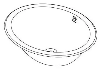 Kohler K-2608 Bachata Stainless Steel Under Counter Bathroom Sink