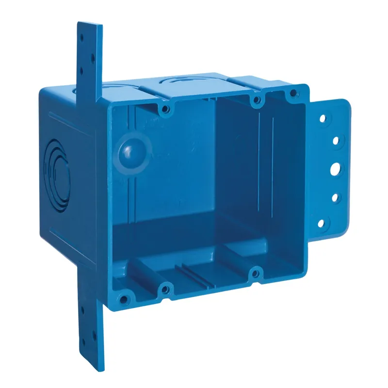 ABB A238 Gang 4 inch Square ENT Outlet Box, Material PVC, Blue