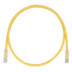 PANDUIT UTPSP60YLY Copper Patch Cord RJ45-RJ45 Category 6 Yellow UTP Cable 60 FT.