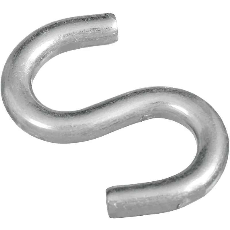 National N273425 2 In. Zinc Heavy Open S Hook