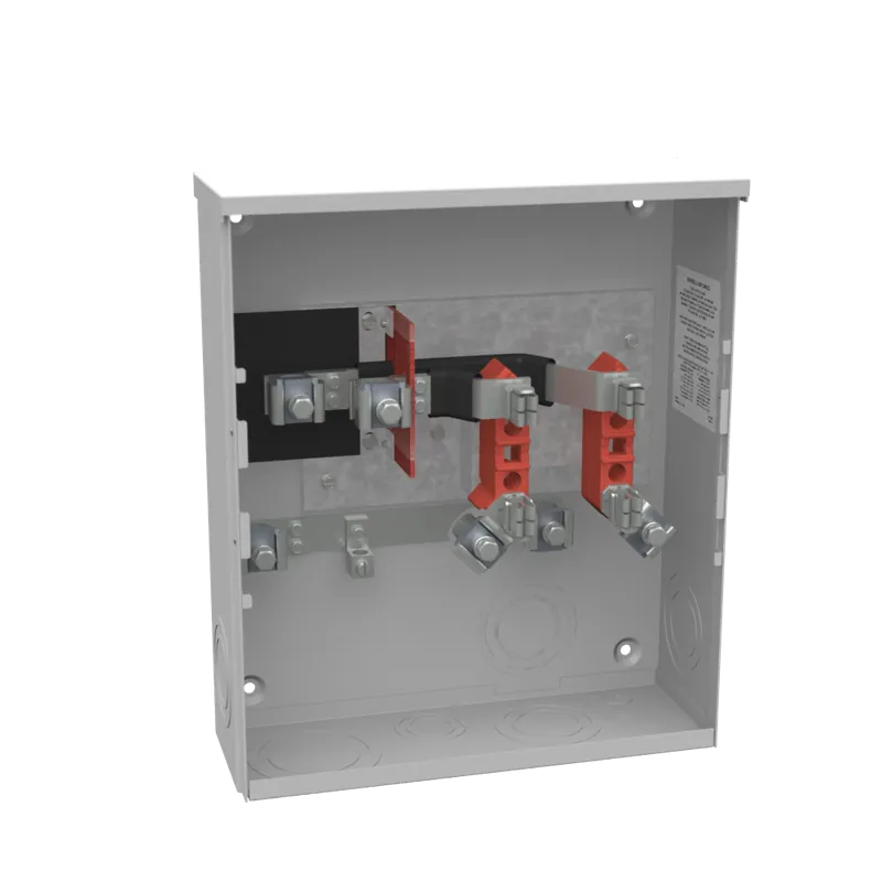 Milbank U2671-O Single Position Meter Socket 200 Amp 1 Phase Ringless No Bypass 4 Term UG with Side Wireway