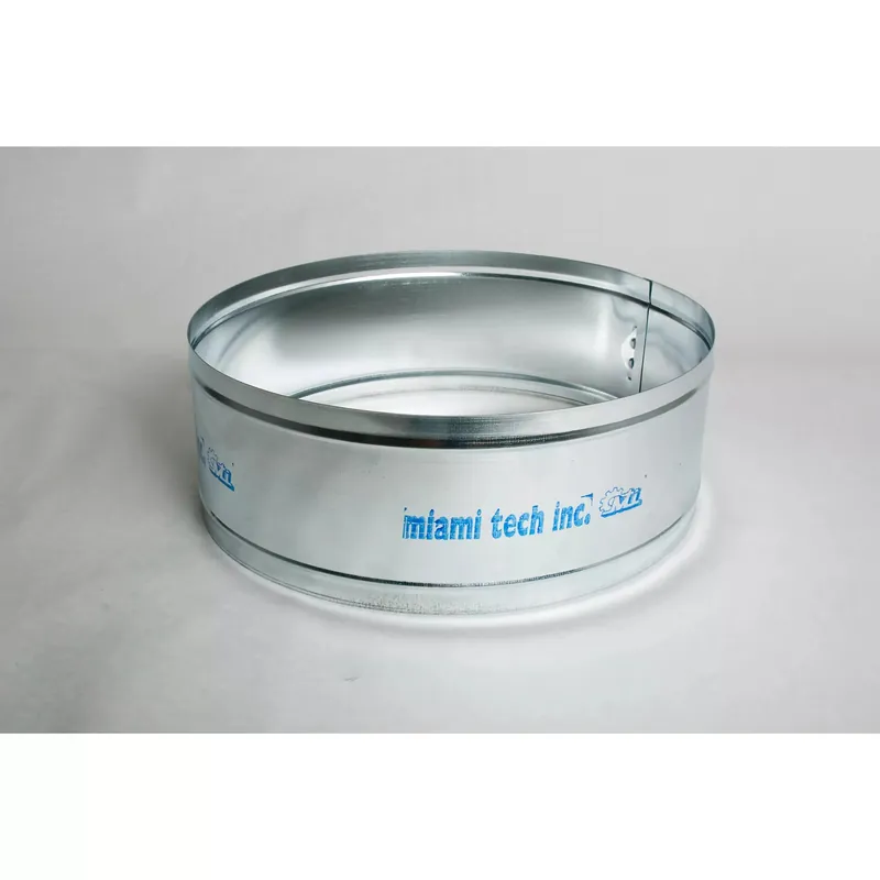 Miami Tech DC18 18 Inch Duct Connector Galvanized Steel 26 GA