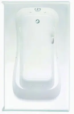 Aquatic 7660621RV-WH RH Novelli 60 x 36 x 19 Whirlpool Tub