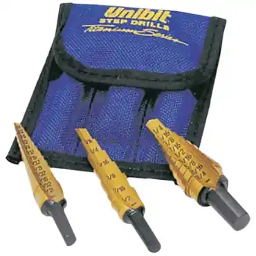 Irwin Industrial Tools 585-15502 Unibit Step Drill Sets Titanium Nitride Coated Set