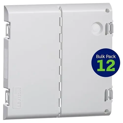 Leviton 49605-14B Vented Hinged Door 14 Inch Pack of 12