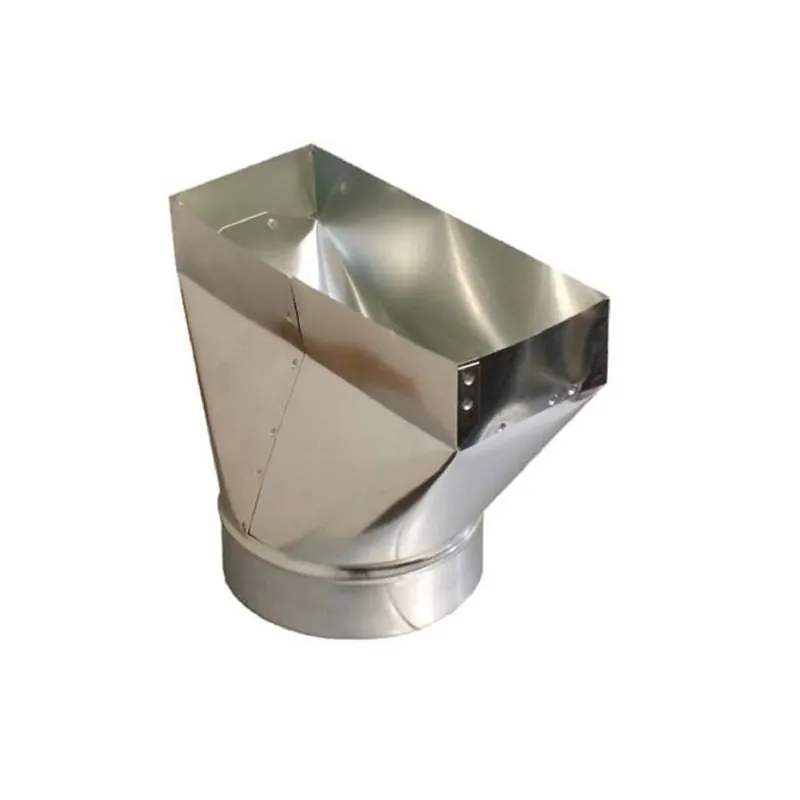 Air Duct Products 8405.1008-26 Straight Register Boot 10 Inch x 8 Inch 26 Gauge Replacement SB100826S