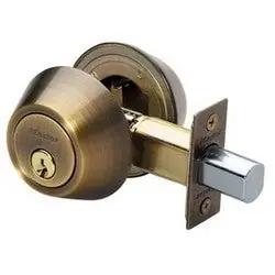 Master Lock DS0705KA4 Door Deadbolt KW1 Double Cylinder 4-Way Adjustable Backset Keyed Alike Replacement MPN