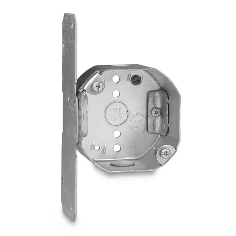 Steel City 541711/2CN Octagon Box 22.5 Cubic Inches 4 Inch Diameter x 2-1/8 Inches Deep