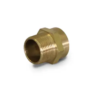 EverFlow G35-3434-NL 3/4 FH X 3/4 MPT Adapter Lead Free Brass Garden Hose Fitting
