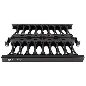 CommScope Systimax 760128850 Trough Kit Horizontal Double-Sided Rack Mountable Black 2 RU