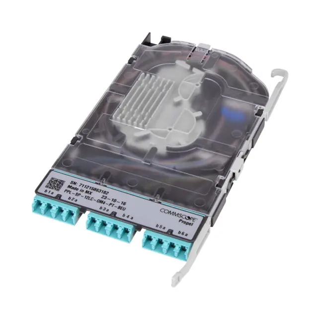 CommScope 760255044 OM4 Single Pigtail Cassette PPL-SP-12LC-OM4-PT-BEU 12LC Method B