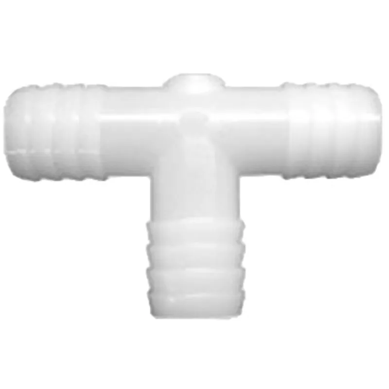 Bramec 0601 Nylon Tee: 5/8 Barb x 5/8 Barb x 5/8 Barb (4/Pk)