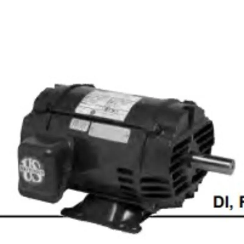 US-Nidec D2V3B Inverter Duty Motor 2 HP 184T ODP