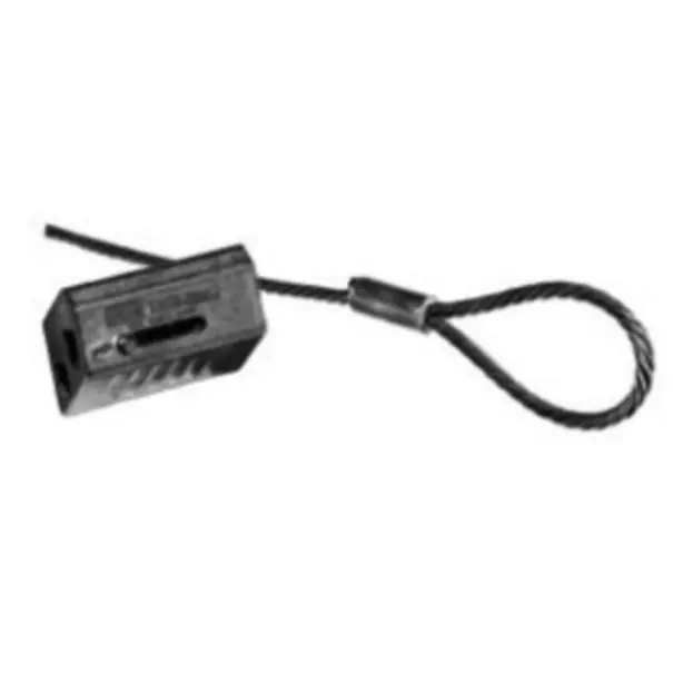 Duro Dyne 30186 Dyna-Tite 3/32 in. x 10 ft. Looped Cable Assembly with Cable Lock