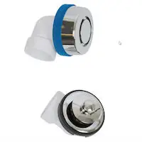 Oatey P9960CP True Blue PVC Bath Waste Half Kit With Uni-Lift Stopper