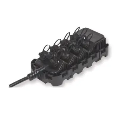 Corning MOB-1244TD500FW OptiSheath MultiPort Terminal Stubbed 12-Port Single-Mode SC APC Connector Cable Length 500 ft.