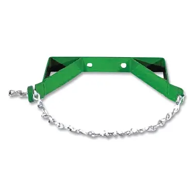 Anthony WB100C Cylinder Wall Bracket, Single with Chain, Steel, 7 in to 9-1/2 in dia