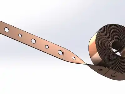EMPIRE INDUSTRIES 239CTP24010 Strap Perf Copper Plated 24 X 10' Replacement MPN