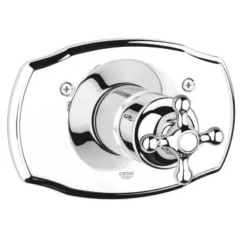 LIXIL 19612IR0 SHOWER TRIM 19612IR0 PC/PB SEABURY CROSS HDL F/34.122/124