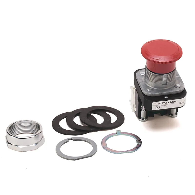 Rockwell Automation 800T-FXT6A5 Push-Pull Operator Red 30 mm NEMA 800T 2 Position Push-Pull & Push-Pull/Twist Release