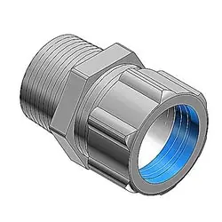 THOMAS & BETTS 2932 Liquidtight Strain Relief Connector 3/4 Inch Straight Pack of 1