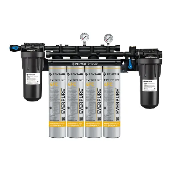 Pentair EV932944 PENTAIR High Flow CSR Quad-4FC Water Filtration System