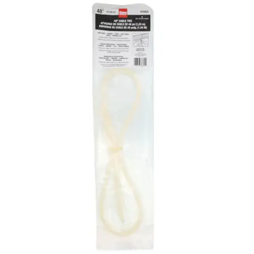 Oatey 33855 48 Nylon Cable Ties for 15 Diameter (bag of 6)