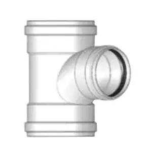 Napco G158-6 G-Series PVC SDR35 Sewer Sanitary Reducing Tee Wye