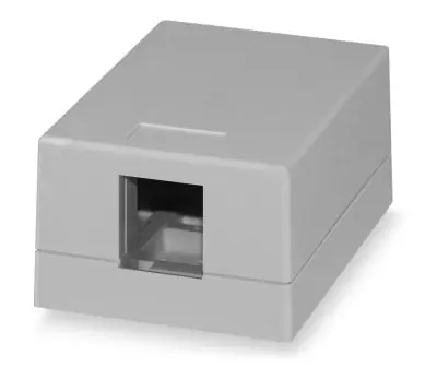 Signamax SMKL-1-GY 1-Port Surface Mount Box Gray