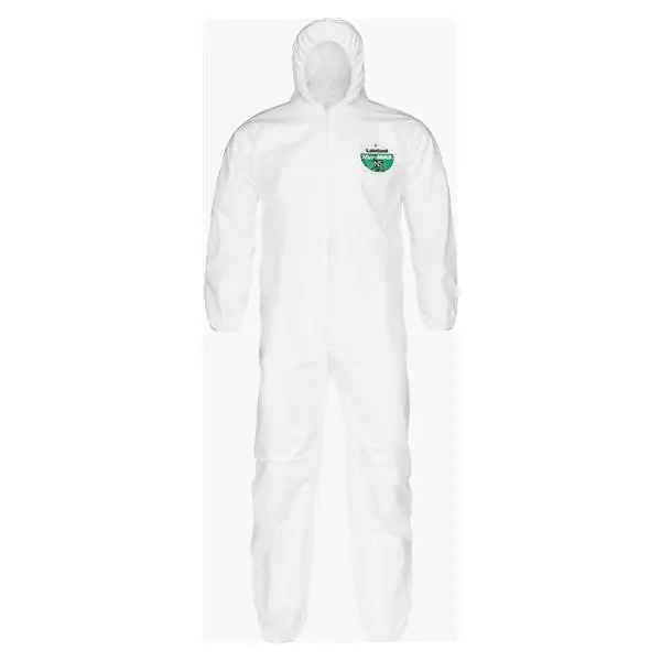 Lakeland CTL414 MicroMax Coverall 4X-Large White Hooded