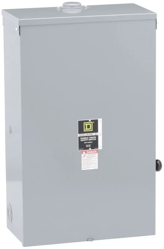 Square D DTU224NRB Switch Not Fusible Double Throw 200A 2P Nema3R/Neutral