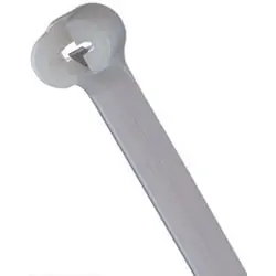 THOMAS & BETTS TY24M Cable Tie Natural Polyamide Nylon 6.6 for Temperatures up to 85 Degrees Celsius Pack